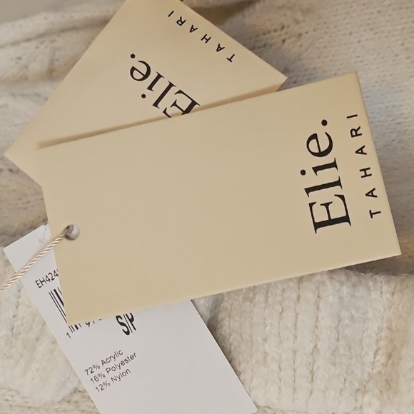 [NWT] Elie Tahari Ruffle Cropped Ruffle Cardigan - Picture 6 of 7